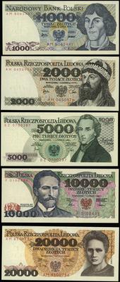Polska, zestaw 5 banknotów: