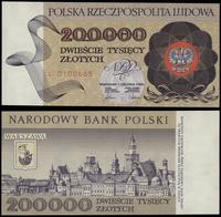200.000 złotych 1.12.1989, seria L, numeracja 01