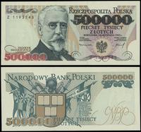 500.000 złotych 16.11.1993, seria Z, numeracja 1