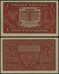 1 marka polska 23.08.1919, seria I-EN 164313, le