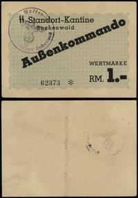 SS-Standort-Kantine Buchenwald, bon na 1 markę, bez daty (1944)