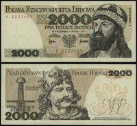 2.000 złotych 1.05.1977, seria K, numeracja 2223