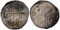 denar 1177-1201, Wrocław, Aw: Krzyż dwunitkowy i
