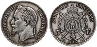 5 franków 1867 BB, Strasbourg, patyna, Gadoury 7