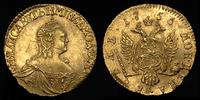 rubel 1756, Petersburg, złoto 1.61 g