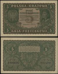 5 marek 23.08.1919, seria II-DU, numeracja 63410