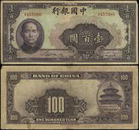 Chiny, 100 yuanów, 1940