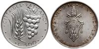 500 lirów 1971, Rzym, srebro próby 835 11.02 g, 