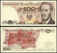 100 złotych 17.05.1976, seria DM, numeracja 3111