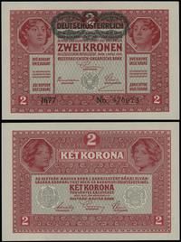 2 korony 1.03.1917, seria 1677, numeracja 476073