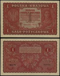 1 marka polska 23.08.1919, seria I-CK, numeracja