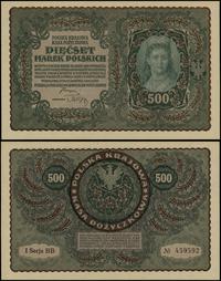 500 marek polskich 23.08.1919, seria I-BB, numer