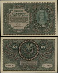 500 marek polskich 23.08.1919, seria I-BD, numer