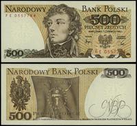 500 złotych 1.06.1982, seria FE, numeracja 05577