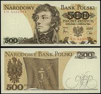 500 złotych 1.06.1982, seria EH, numeracja 66020