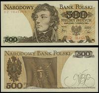 500 złotych 1.06.1982, seria DZ, numeracja 18454