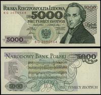 5.000 złotych 1.06.1986, seria BG, numeracja 205