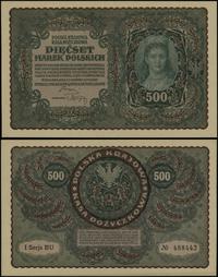 500 marek 23.08.1919, seria I-BU, numeracja 4884