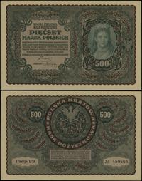 500 marek 23.08.1919, seria I-BB, numeracja 4596