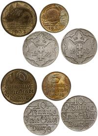 zestaw 4 monet 1923 -1932, Berlin, w skład zesta