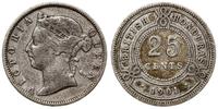 25 centów 1901, Londyn, srebro próby 925, 5.70 g