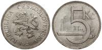 5 koron 1928, Kremnica, srebro próby "500" 7.02 