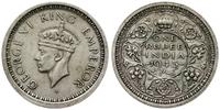 1 rupia 1945, Bombaj, srebro próby "500" 11.75 g