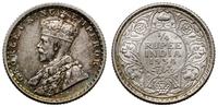 1/4 rupii 1934, Kalkuta, srebro próby "917" 2.92