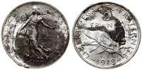 2 franki 1918, Paryż, srebro próby 835, 10.02 g,