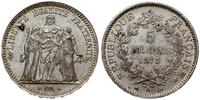 5 franków 1873 A, Paryż, autorstwa Dupre'go, sre