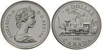 1 dolar 1981, Ottawa, Kolej transkontynentalna, 