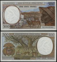 500 franków bez daty (1994), banknot dla Gabonu,