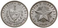 20 centavos 1949, Filadelfia, srebro próby "900"