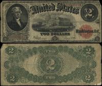 2 dolary 1917, seria D 44986647 A, czerwona piec