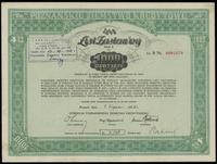 4 1/2 % list zastawny na 1.000 złotych 1.07.1935