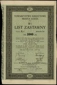 Polska, 5% list zastawny na 100 złotych, 1.12.1933