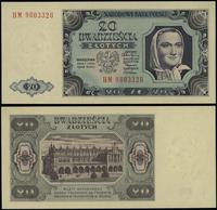 20 złotych 1.07.1948, seria HM, numeracja 980332