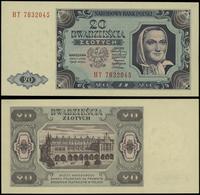 20 złotych 1.07.1948, seria HT, numeracja 783204