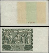 niedokończony druk banknotu 50 złotych 11.11.193