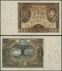 100 złotych 9.11.1934, seria BH, numeracja 88037