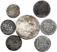 zestaw 7 monet Zygmunta III, ort 1624 Gdańsk, tr
