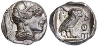 tetradrachma ok. 454–404, Ateny, Aw: Głowa Ateny