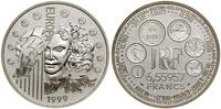 6,55957 franka = 1 euro 1999, Paryż, moneta wybi
