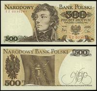 500 złotych 1.06.1982, seria EZ, numeracja 00302