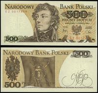 500 złotych 1.06.1982, seria EZ, numeracja 00174