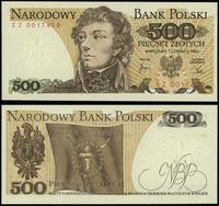 500 złotych 1.06.1982, seria EZ, numeracja 00174