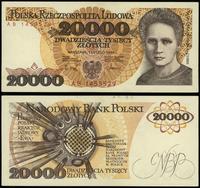 20.000 złotych 1.02.1989, seria AB, numeracja 14