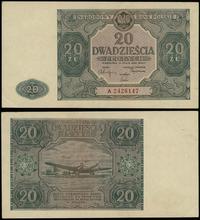 20 złotych 15.05.1946, seria A, numeracja 242614