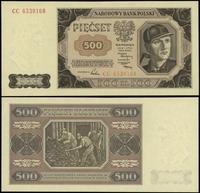 500 złotych 1.07.1948, seria CC, numeracja 65301