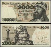 2.000 złotych 1.06.1979, seria AE, numeracja 025